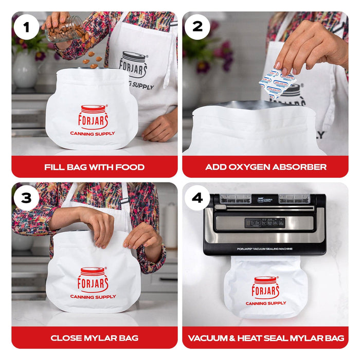 Forjars® 30 count 1 Gallon Mylar Bags