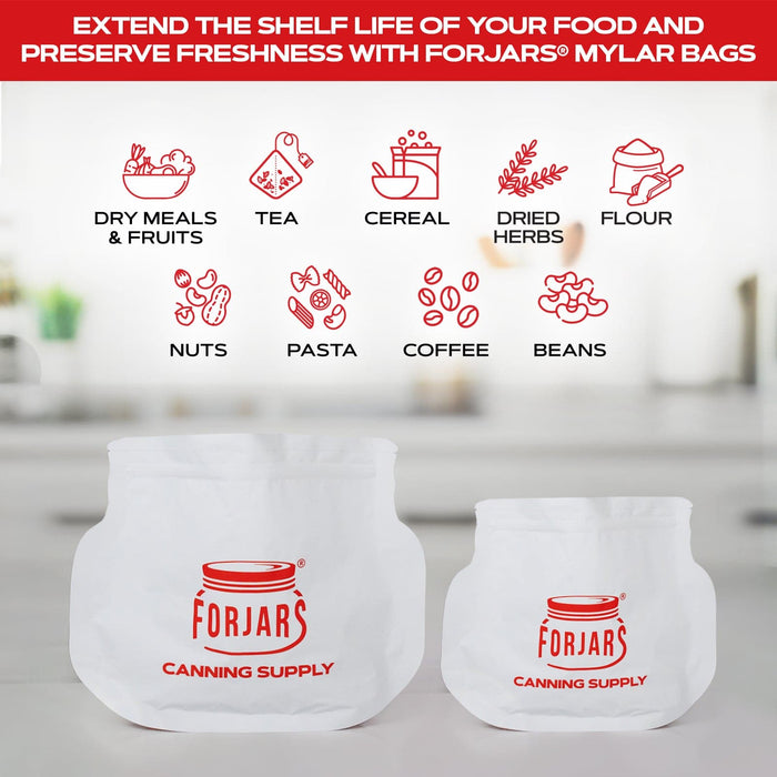 Forjars® 30 count 1 Gallon Mylar Bags