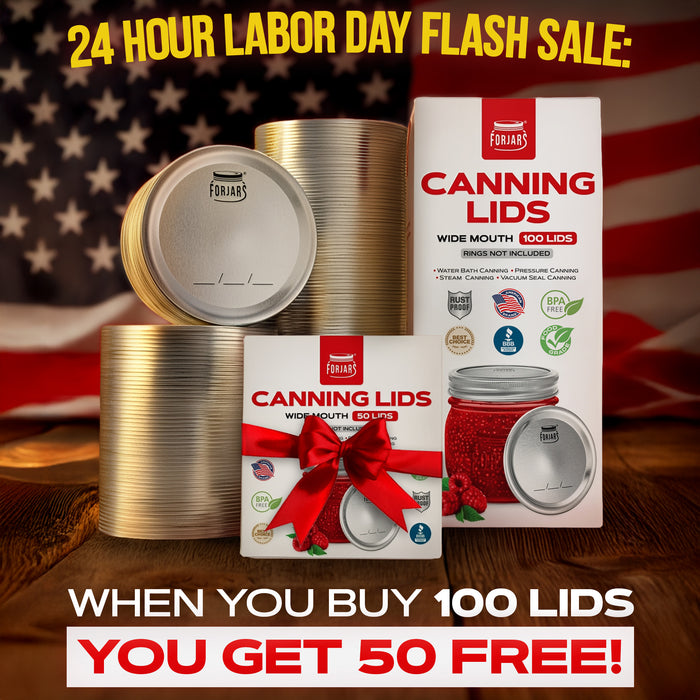 24 HOUR LABOR DAY SALE: 100 LIDS+50 FREE