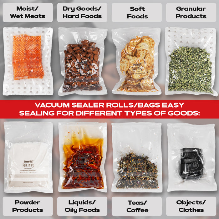100 count 8x12 Vacuum Sealer Bags