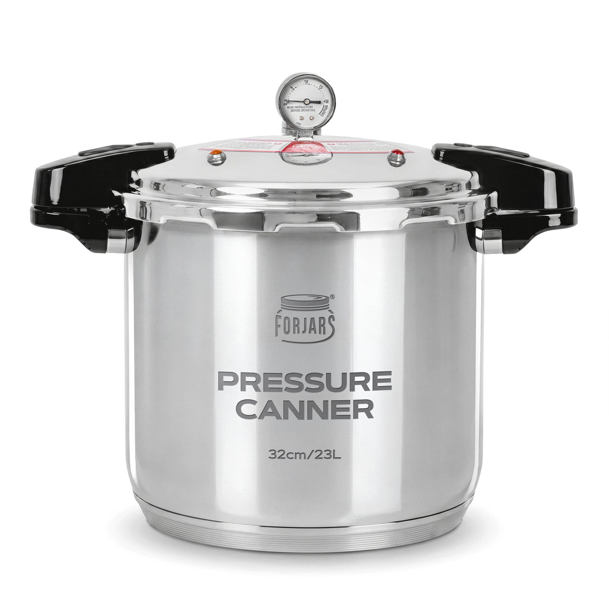 FORJARS® 23-Quart Pressure Canner — Now in Full 304 Stainless Steel