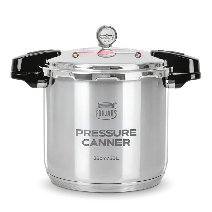 FORJARS® 23-Quart Pressure Canner — Now in Full 304 Stainless Steel