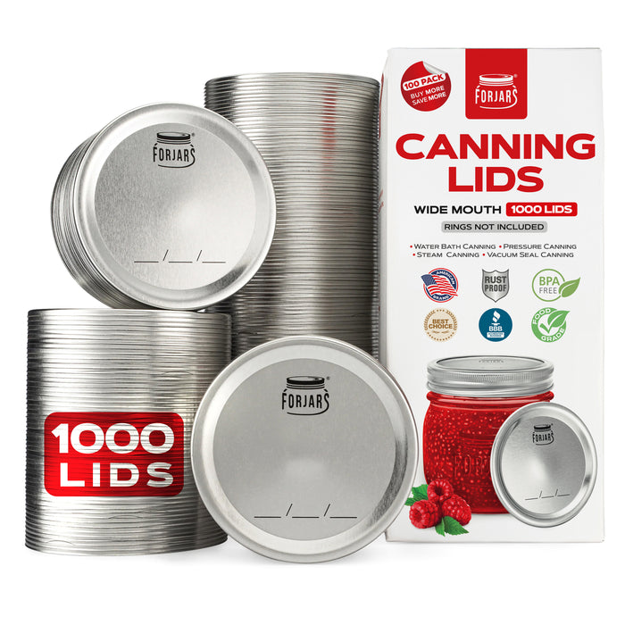 Forjars®  - 1000 Wide Mouth Canning Lids