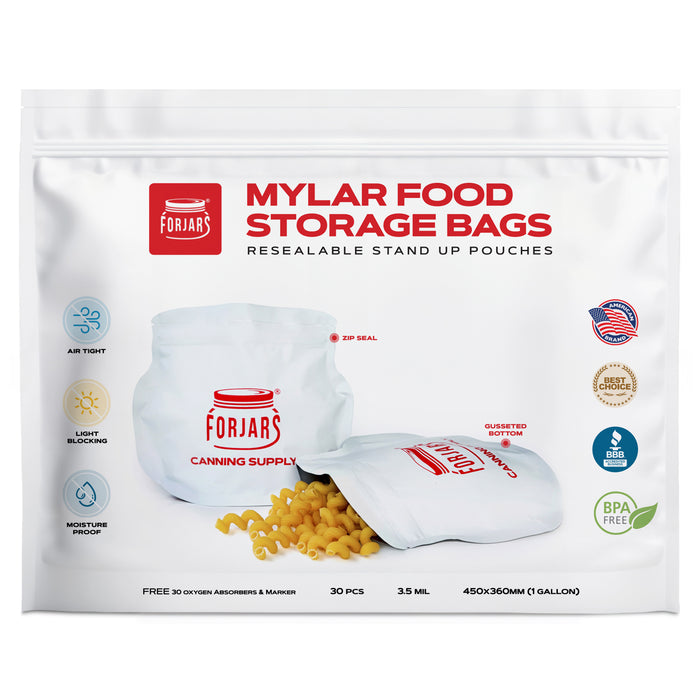 Forjars® 30 count 1 Gallon Mylar Bags