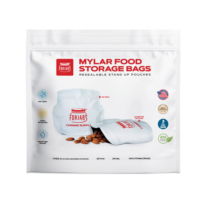 Forjars®  20 count 24oz Mylar Bags