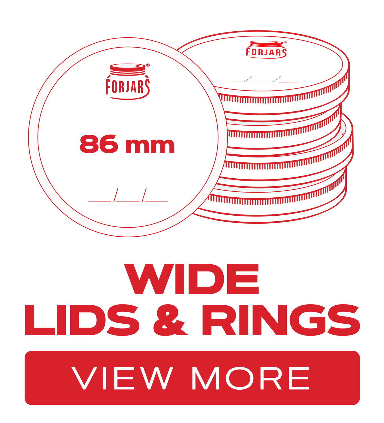 WIDE LIDS & RINGS