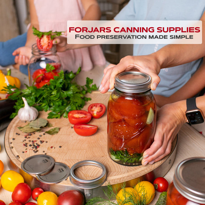 Forjars® - - 24 Regular Mouth Canning Lids